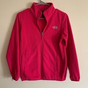Hot Pink North Face Full Zipper Jacket